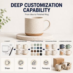 Taza de Café de Cerámica Personalizada con Diseño de la Isla de <span class=keywords><strong>Costa</strong></span> Rica, Asa Única, Diseño Moderno, Apta para Lavavajillas y Microondas, Caja de Regalo - Product Image 6