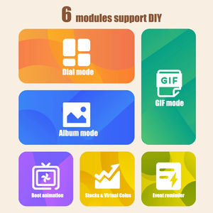 Mini Smart Robot Météo Horloge Affichage De Bureau WIFI Bleu Dent Haut-Parleur Veilleuse <span class=keywords><strong>TV</strong></span> DIY Gaming Décor Smart Home Device - Product Image 3