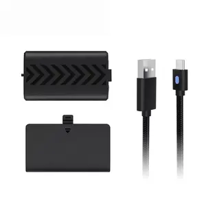 Con indicador de <span class=keywords><strong>cable</strong></span> de carga 3M Paquete de batería recargable de 1200mAh <span class=keywords><strong>para</strong></span> Xboxes <span class=keywords><strong>Series</strong></span> X <span class=keywords><strong>S</strong></span> Kit de carga del controlador - Product Image 1