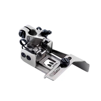 Machine à coudre surjeteuse à trois aiguilles et cinq fils 356 avec pied presseur réglable pour double couche, accessoires de couture de calibre 5.6