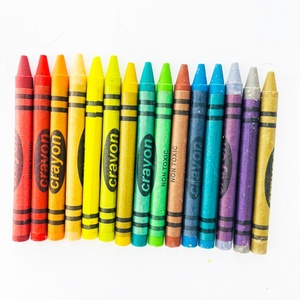 Best Buy Low Price 16 Colors Washable Vivid Crayons Color Box for School Kids <b>Drawing</b> - Product Image 2