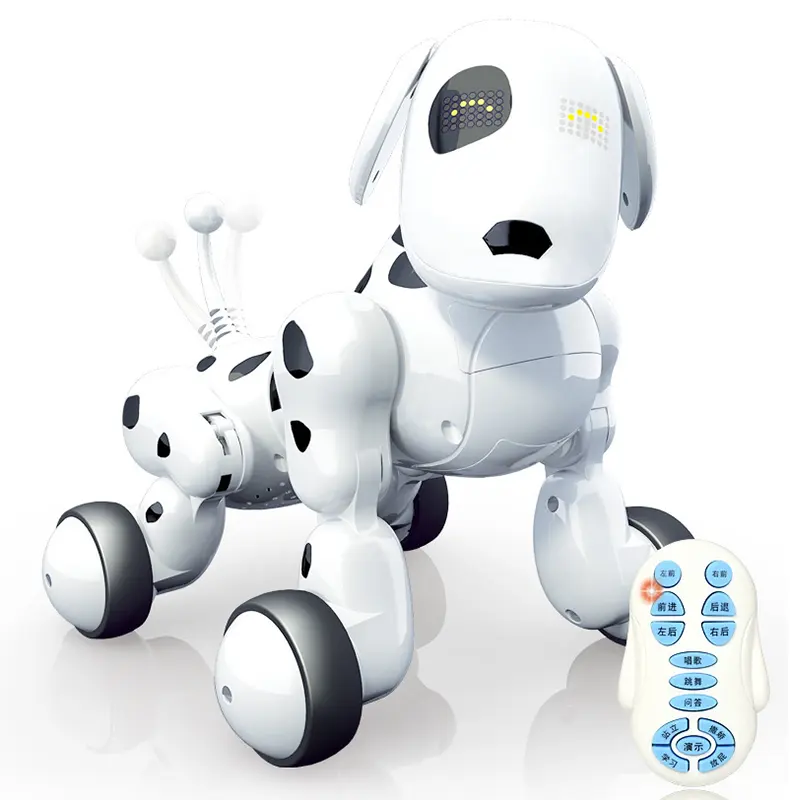 Intelligent electric remote control dancing smart robot dog for kids