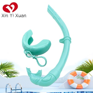 Model SNK500 <b>Tube</b> Clip Portable Soft Foldable Roll Hard Shell Adult <b>Silicone</b> Swimming Snorkeling Wet Breathing <b>Tube</b> Shenzhen - Product Image 3