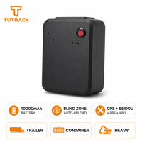 Traceur GPS magnétique sans fil 10000 mAh à longue autonomie pour conteneurs et remorques, avec téléchargement automatique en zones aveugles, compatible GPS, BeiDou, LBS, WiFi