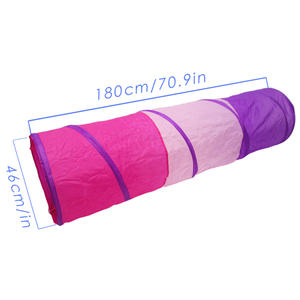 Tunnel de jeu portable 46*180cm pour enfants, tente de jeu pour ramper, tente pop-up pour jouer en extérieur - Product Image 1