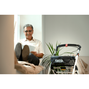 <span class=keywords><strong>Andador</strong></span> Compacto para Uso en Interiores y Exteriores, Andadores para Personas Mayores y Adultos con Bandeja, Blanco y Negro, <span class=keywords><strong>KMINA</strong></span> K10009 - Product Image 4