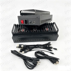 110V 220V Desktop Click Farm 20-Port USB <b>HUB</b> Multiple Mobile Phone Splitter Compatible Management Software 20 USB <b>HUB</b> Chassis - Product Image 6