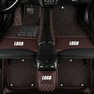 Factory direct sale customized Double-layer 7D car mat complete in specifications auto accessories use for Prius Camry