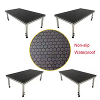 Plataforma de Escenario Cuadrada de Aleación de Aluminio SGAIER TRUSS AS-12, Diseño Modular Preensamblado, Capacidad de Carga de 1000 kg, Dimensiones de 1x2 m