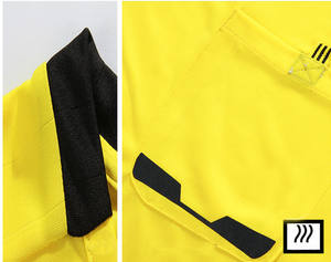 Conjunto de camiseta de árbitro de fútbol, uniforme de árbitro de fútbol, Camiseta corta, chándales, novedad de 16/17 - Product Image 6