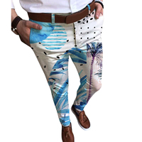 Pantalon à carreaux décontracté personnalisé pour homme – Essentiels 100 % polyester, infroissable et séchage rapide