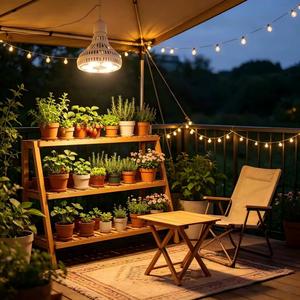 Lámpara de Cultivo LED BR30 de 36W, Bajo Consumo de Calor, Se Puede Colocar Cercano, No se Preocupa por que se Quemen las Láminas del Cabezal de la Lámpara - Product Image 1