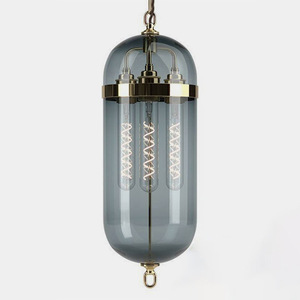 Lámpara Colgante de Hierro Forjado de Lujo Posmoderno para Restaurante, Lámpara de Techo Personalizada de Una Sola Cabeza para Barra o Mostrador - Product Image 5