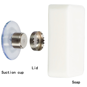 Grande Vente Promotionnelle Barre de Baignoire Support Magnétique à <span class=keywords><strong>Savon</strong></span> Ventouse en Acier <span class=keywords><strong>Inoxydable</strong></span> - Product Image 2