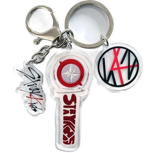 Stray Kids TWICE ATEEZ BIG BANG <span class=keywords><strong>MAMAMOO</strong></span> Idol acrílico llavero Felix coche llavero colgante bolsa accesorios MOMO SAN Fans regalo L04 - Product Image 5