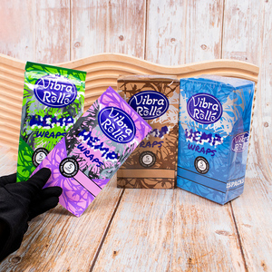 Al por mayor: Envoltorios de cáñamo Honeypuff con 6 sabores, papel de cáñamo tamaño King de 110 mm, papel marrón con sabores a frutas, envoltorios de cáñamo con filtros. - Product Image 2