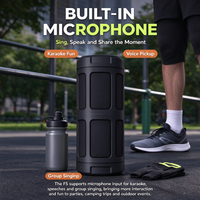 Haut-parleur portable pour le cyclisme, étanche IPX5, batterie 5200mAh, BT5.3, pour l'extérieur, les fêtes, le vélo, les sports