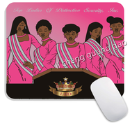 Tapis de souris carré personnalisé Iota Phi Lambda Sorority, base en caoutchouc antidérapante, accessoires informatiques, offre spéciale