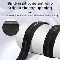 Manchon de compression pour mollet personnalisé, professionnel, léger, antidérapant, avec sangle de maintien, protection des tibias, unisexe