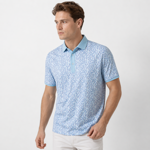 Polos Personalizados para Hombre, Manga Corta, Estampado Geométrico, Polo de Golf, Logotipo Personalizado, Marca Privada, Fabricante OEM ODM - Product Image 2