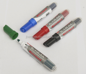 Marqueur pour tableau blanc BonVada W8060 avec pointe en fibre rechargeable, encre multicolore, pratique et réutilisable - Product Image 2