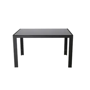 Yi-mesa de comedor de fibra de vidrio para el hogar, juego de mesa de comedor y silla, estilo clásico y moderno, 4 asientos, muestra gratis