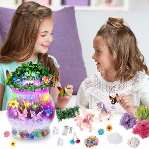 Funny Kids DIY Light up Unicorn Terrarium Kit Create Your Own Garden Kit Unicorn <strong>Stuff</strong> DIY Night Light <strong>Crafts</strong> Bedroom Decor - Product Image 5