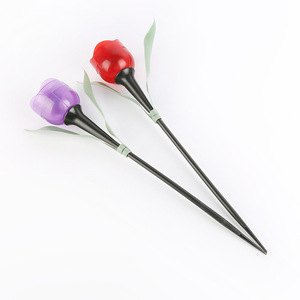 ไฟสวนโซลาร์เซลล์รูปดอกทิวลิป Hejia รุ่น HJ044 สำหรับตกแต่งภูมิทัศน์กลางแจ้ง ทำจากพลาสติก เสียบลงดินได้ - Product Image 1