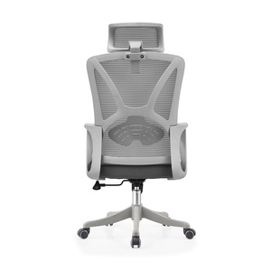 Ghế văn phòng lưới lưng cao màu đen hiện đại, kiểu dáng công thái học, có tựa đầu điều chỉnh, sản xuất tại Trung Quốc - Product Image 5