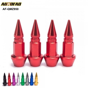 AUTOFAB-4 unids/set tapa de vástago de válvula de aluminio con picos para Neumáticos/rueda/llanta/coche/camión/SUV AF-QMZ950 - Product Image 1