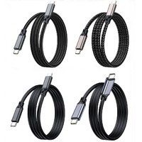 Câble USB 3.2 Type-C E-Marker 240W PD Charge Rapide Transfert de Données 20 Gbps Vidéo 8K MacBook Pro iPad Pro pour Personnalisation Acceptée