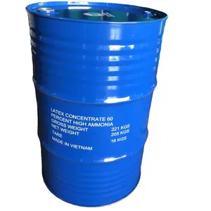 Látex com alto teor de amônia 60% RDC Fabricante Látex líquido natural HA 60% RDC Matéria-prima de látex líquido embalado em tambores