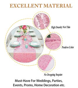 Chemin de table à paillettes chemin de table <span class=keywords><strong>en</strong></span> or brillant pour anniversaire bébé douche fête décoration chemin de table <span class=keywords><strong>en</strong></span> dentelle pour mariages - Product Image 5