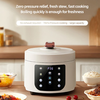 Cuisinière à pression électrique intelligente 5.1-6.0L, 13-en-1 multifonctionnelle, cuve intérieure en aluminium, contrôle numérique, arrêt automatique, économie d'énergie