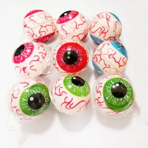 Colorful Funny Jelly Eyeball Eyes Series Gummy Candy with Fruit Jam