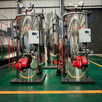 Chaudière industrielle à eau chaude verticale de petite taille, alimentée au propane, hydrogène, biogaz, diesel, fioul, gaz naturel, GPL, fabriquée en Chine
