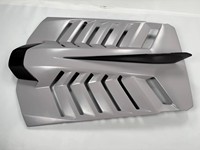 Capot de voiture en matériaux haut de gamme adapté à la Lamborghini Huracan LP610 STO, capot moteur arrière en fibre de carbone sèche