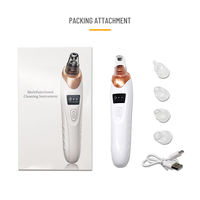 Kit de nettoyage des pores sous vide à 3 puissances d'aspiration améliorées Outil d'élimination des points noirs pour le visage
