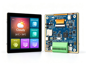 บอร์ดพัฒนาจอแสดงผล HT Chipboard Waveshare RP2350 ขนาด 4 นิ้ว ความละเอียด 480*480 จอ IPS แบบ Dual-core Dual-architecture พร้อมระบบสัมผัส - Product Image 2