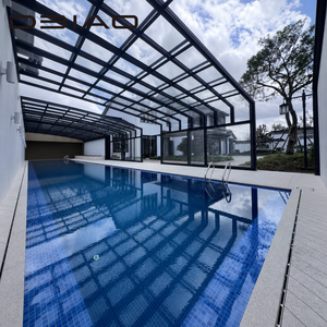 Invernadero Móvil Personalizado con Piscina, Cubierta de Aluminio y Vidrio <span class=keywords><strong>para</strong></span> Jardín, Patio, Terraza o Villa - Product Image 2