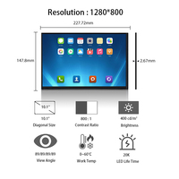 Tablette industrielle AUO 10,1'' 1280x800 EDP 30 broches, écran IPS, modules LCD TFT G101EAN02.4, écran LCD 10,1 pouces