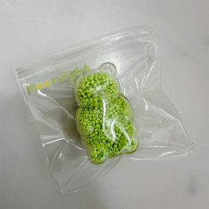 GL ASMR Squishy artisanal, Ours à presser sonore, Jouets sensoriels anti-stress, Chat Squishy sensoriel avec perles colorées - Product Image 3