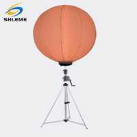 Tour d'éclairage de scène à ballon gonflable 200W à led portable RVB