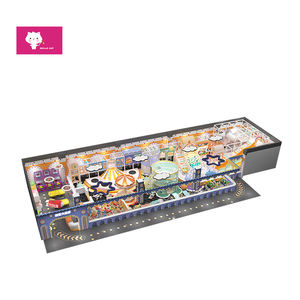 Grand labyrinthe Advanced <span class=keywords><strong>Ninja</strong></span> Challenge Grand Trampoline combinaison multi-éléments aire de jeux intérieure personnalisée pour enfant - Product Image 3