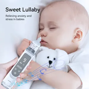 Venta al por mayor de absorbentes nasales eléctricos silenciosos bebé obstrucción rinitis limpiador aspirador nasal