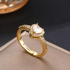 Bague en <span class=keywords><strong>cuivre</strong></span> réglable et colorée, ornée de zircon complet, en forme de papillon, de cœur et de <span class=keywords><strong>couronne</strong></span>, pour femme, idéale pour les mariages et les fêtes, vente en gros à Yiwu - Product Image 6
