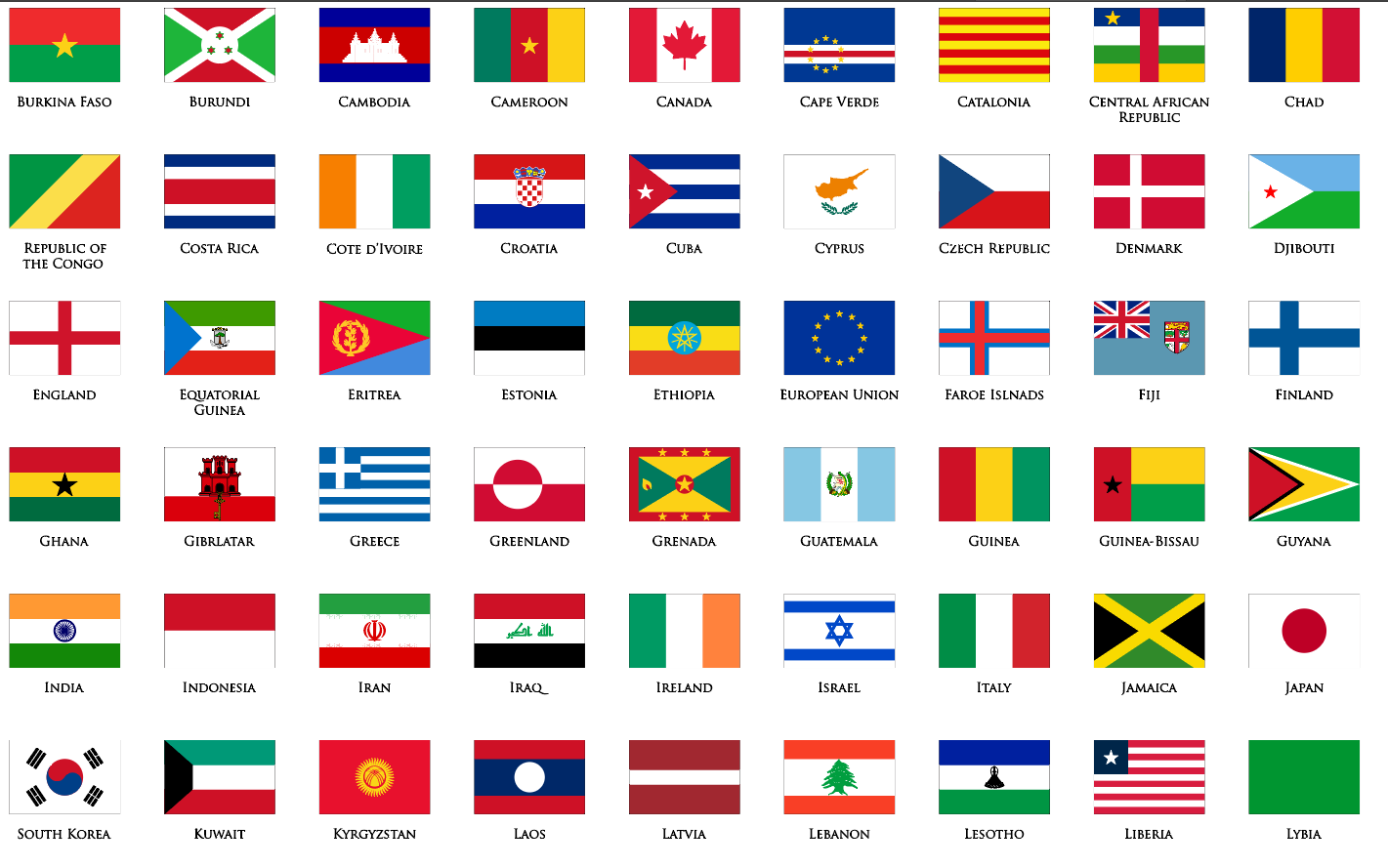 National Flags