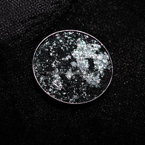 Độc đáo biểu tượng tùy chỉnh màu sắc hỗn hợp lấp lánh Shimmery đường BUZZ trăng hoa kim loại ma thuật màu đen Duochrome <span class=keywords><strong>Eyeshadow</strong></span> - Product Image 2