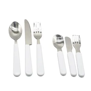 Custom Sublimation Stainless Steel Silverware Kids Cutlery Knife Fork Spoon Set