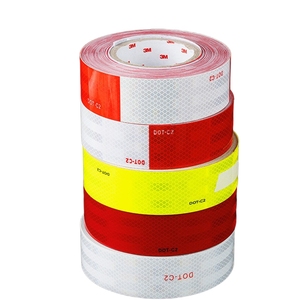 Ruban adhésif réfléchissant blanc rectangulaire imprimable, imperméable, pour extérieur, homologué DOT-C2, pour véhicules, remorques, camions et signalisation routière - Product Image 4